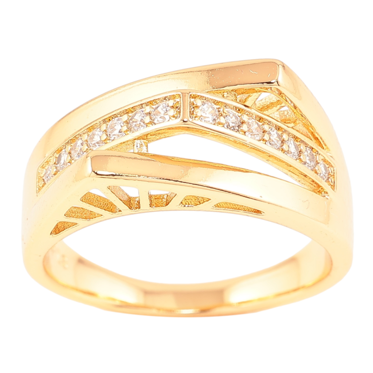 Каблучка Xuping Позолота 18K «Декоративний візерунок з цирконієм» фото №21 Каблучка Xuping Позолота 18K «Декоративний візерунок з цирконієм» фото №21
