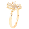 Каблучка Xuping Позолота 18K «Кришталева квітка» фото №2 Каблучка Xuping Позолота 18K «Кришталева квітка» фото №2