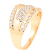 Каблучка Xuping Позолота 18K «Інкрустація цирконієм» фото №2 Каблучка Xuping Позолота 18K «Інкрустація цирконієм» фото №2