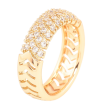 Каблучка Xuping Позолота 18K «Інкрустація цирконієм» фото №2 Каблучка Xuping Позолота 18K «Інкрустація цирконієм» фото №2