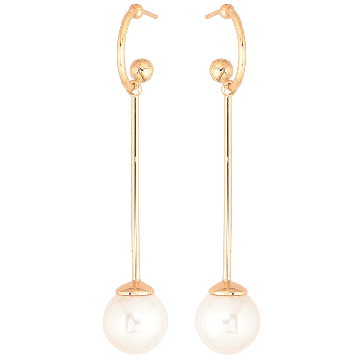 Серьги Xuping M&L Цвет 18K пусеты Жемчужные подвески ø 14мм фото №15 Серьги Xuping M&L Цвет 18K пусеты Жемчужные подвески ø 14мм фото №15