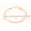 Сережки Xuping M&L Колір 18K кільця (конго) «Декоративний візерунок» ø 3.7см фото №2 Сережки Xuping M&L Колір 18K кільця (конго) «Декоративний візерунок» ø 3.7см фото №2