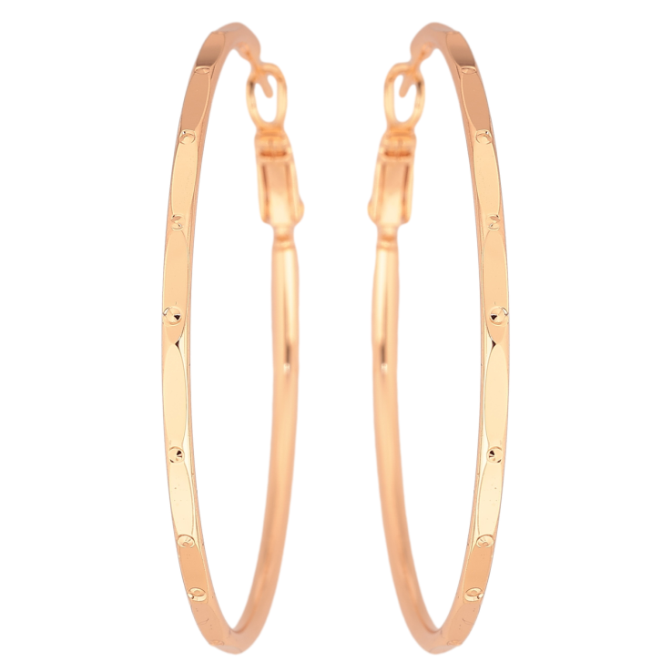 Серьги Xuping M&L Цвет 18K кольца (конго) Декоративный узор ø 5см фото №6 Серьги Xuping M&L Цвет 18K кольца (конго) Декоративный узор ø 5см фото №6