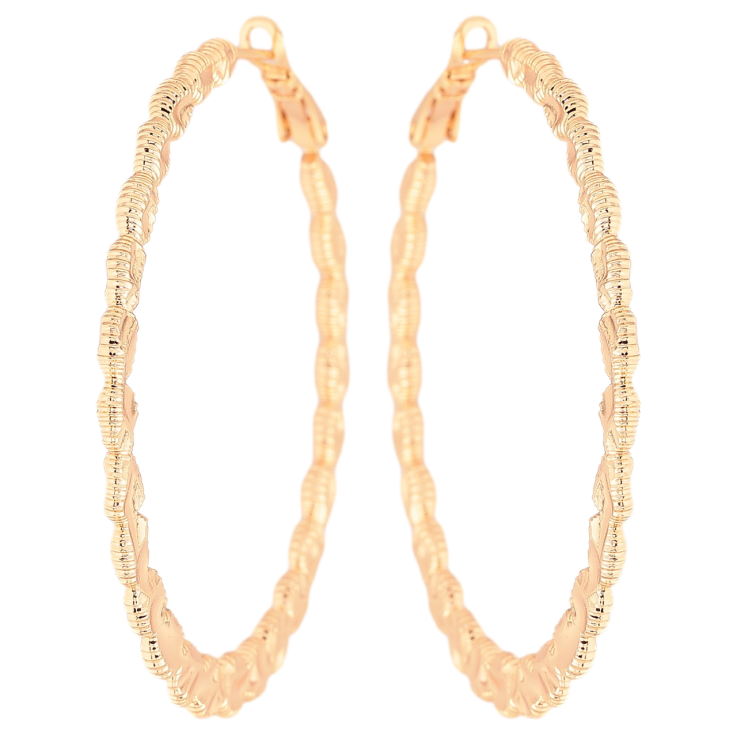Серьги Xuping M&L Цвет 18K кольца (конго) Декоративный узор ø 5см фото №15 Серьги Xuping M&L Цвет 18K кольца (конго) Декоративный узор ø 5см фото №15