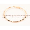 Сережки Xuping M&L Колір 18K кільця (конго) «Декоративний візерунок» ø 4.8см фото №2