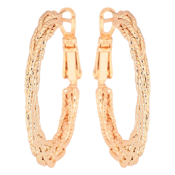 Серьги Xuping M&L Цвет 18K кольца (конго) Декоративный узор ø 3см фото №18 Серьги Xuping M&L Цвет 18K кольца (конго) Декоративный узор ø 3см фото №18
