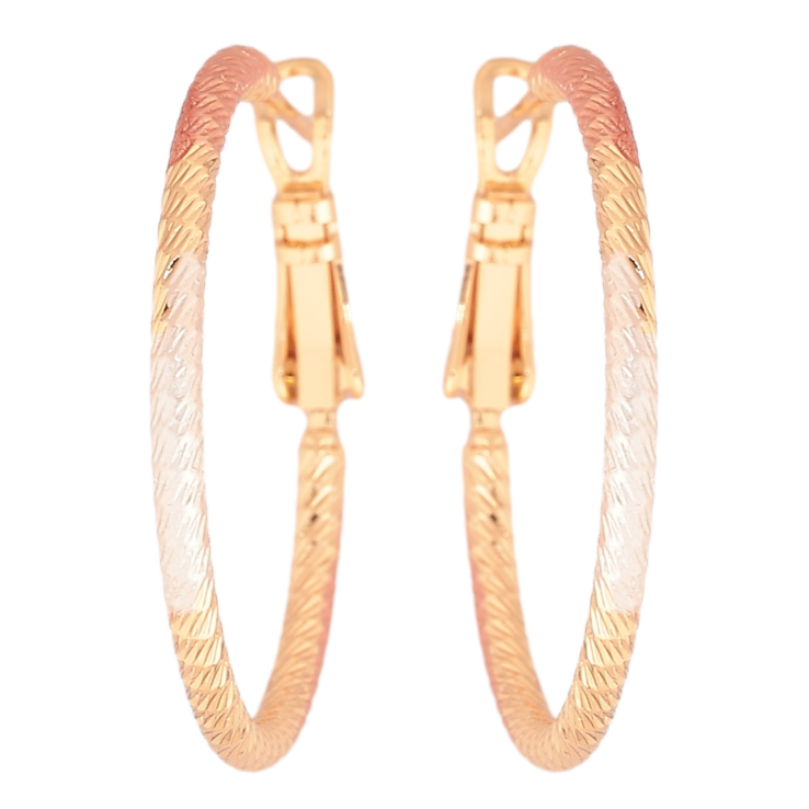 Серьги Xuping M&L Цвет 18K кольца (конго) Декоративный узор с покраской эмалью ø 3см фото №21 Серьги Xuping M&L Цвет 18K кольца (конго) Декоративный узор с покраской эмалью ø 3см фото №21