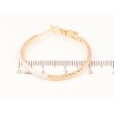 Сережки Xuping M&L Колір 18K кільця (конго) «Декоративний візерунок, пофарбовані емаллю» ø 3см фото №2