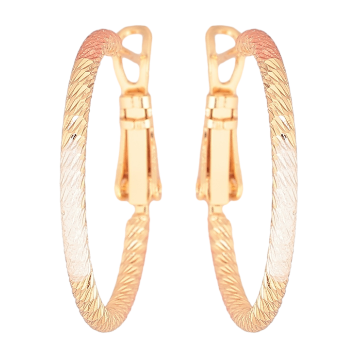 Серьги Xuping M&L Цвет 18K кольца (конго) Декоративный узор с покраской эмалью ø 2.5см фото №11 Серьги Xuping M&L Цвет 18K кольца (конго) Декоративный узор с покраской эмалью ø 2.5см фото №11