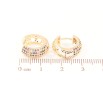 Серьги Xuping M&L Цвет 18K колечки Инкрустация разноцветным цирконием фото №2 Серьги Xuping M&L Цвет 18K колечки Инкрустация разноцветным цирконием фото №2