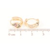 Сережки Xuping M&L Колір 18K колечка «Пелюстки з різнокольоровим цирконієм» фото №2