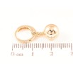Серьги Xuping M&L Цвет 18K подвески на колечках Шарики ø 8мм фото №2 Серьги Xuping M&L Цвет 18K подвески на колечках Шарики ø 8мм фото №2