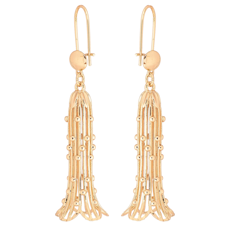 Серьги Xuping M&L Цвет 18K французский замок Цветочные подвески фото №1