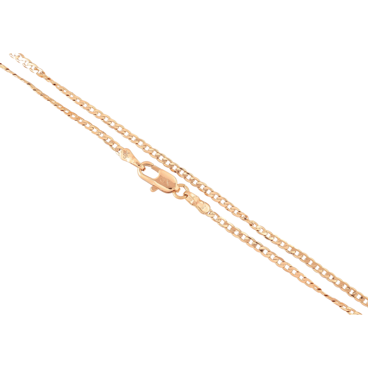 Ланцюжок Xuping Позолота 18K «Плетіння Панцирне перекручене» довжина 39см х 2мм фото №18 Ланцюжок Xuping Позолота 18K «Плетіння Панцирне перекручене» довжина 39см х 2мм фото №18