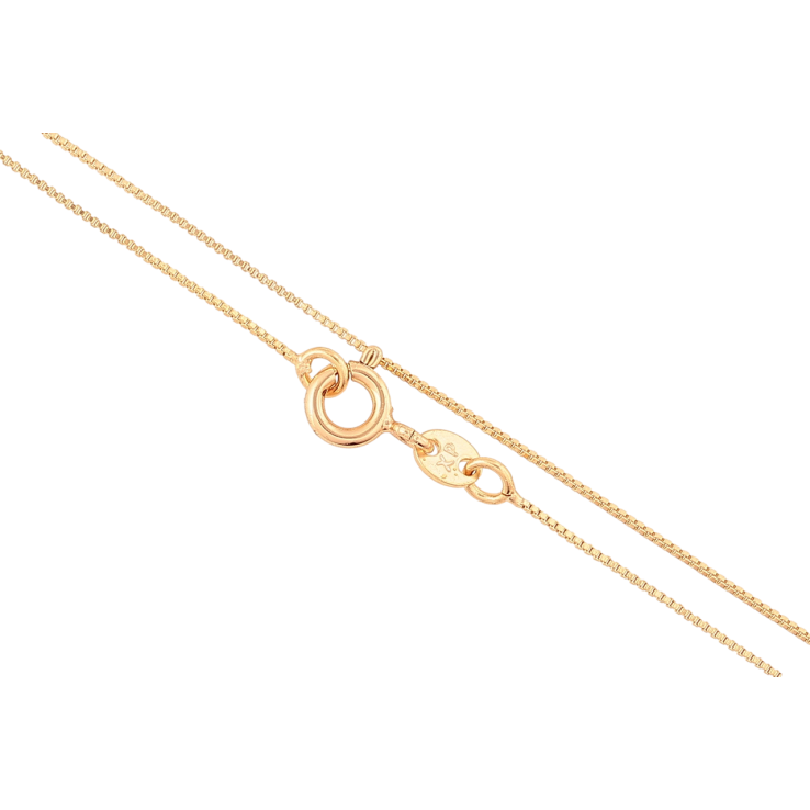 Ланцюжок Xuping Позолота 18K «Плетіння Венеціанське» довжина 45см х 0.5мм фото №2 Ланцюжок Xuping Позолота 18K «Плетіння Венеціанське» довжина 45см х 0.5мм фото №2