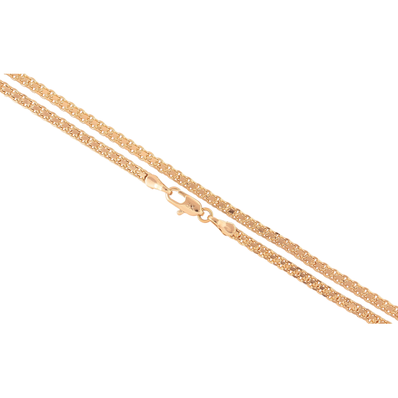Ланцюжок Xuping Позолота 18K «Плетіння Італійський Бісмарк» довжина 43см х 3мм фото №1 Ланцюжок Xuping Позолота 18K «Плетіння Італійський Бісмарк» довжина 43см х 3мм фото №1