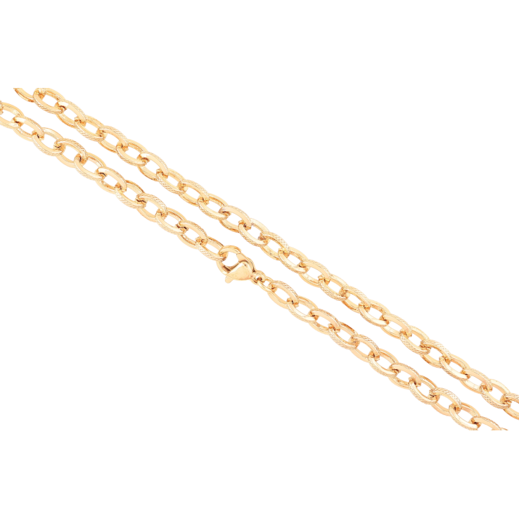 Ланцюжок Xuping Позолота 18K «Плетіння Якірне» довжина 44см х 5мм фото №11