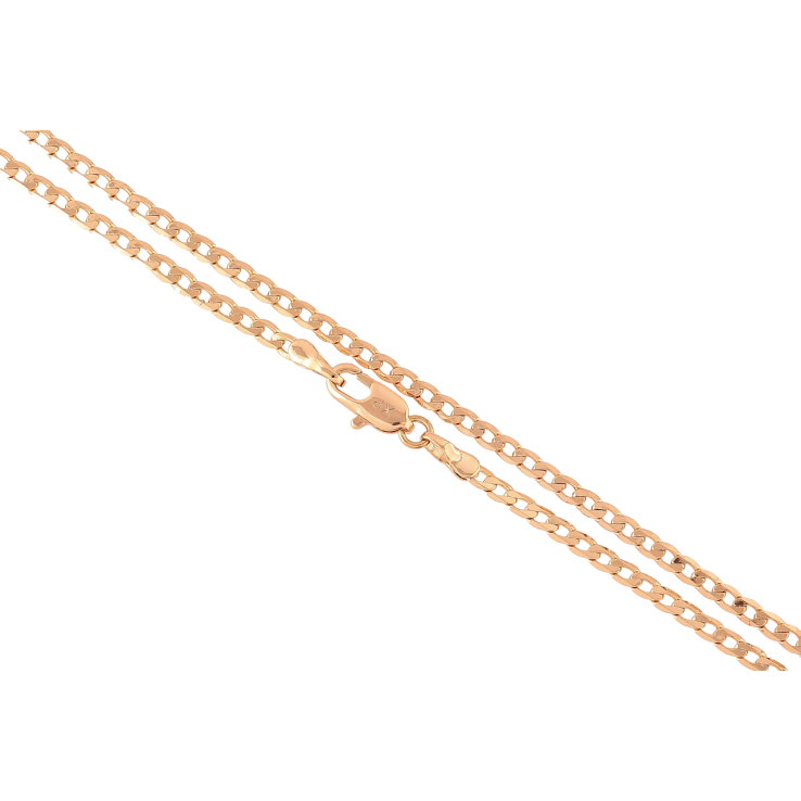 Ланцюжок Xuping Позолота 18K «Плетіння Панцирне перекручене» довжина 44см х 2мм фото №22