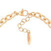 Браслет Xuping Позолота 18K Цепочка с кристаллами и жемчугом длинна с доп. цепочкой 17.5-21см х 5мм фото №2