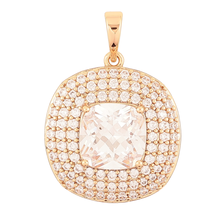 Кулон Xuping Позолота 18K «Інкрустація цирконієм з фіанітом» для ланцюжка до 6мм фото №7