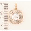 Кулон Xuping Позолота 18K Инкрустация цирконием с фианитом для цепочки до 6мм фото №2