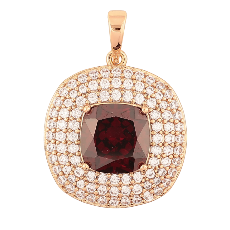 Кулон Xuping Позолота 18K «Інкрустація цирконієм з червоним фіанітом» для ланцюжка до 6мм фото №14 Кулон Xuping Позолота 18K «Інкрустація цирконієм з червоним фіанітом» для ланцюжка до 6мм фото №14