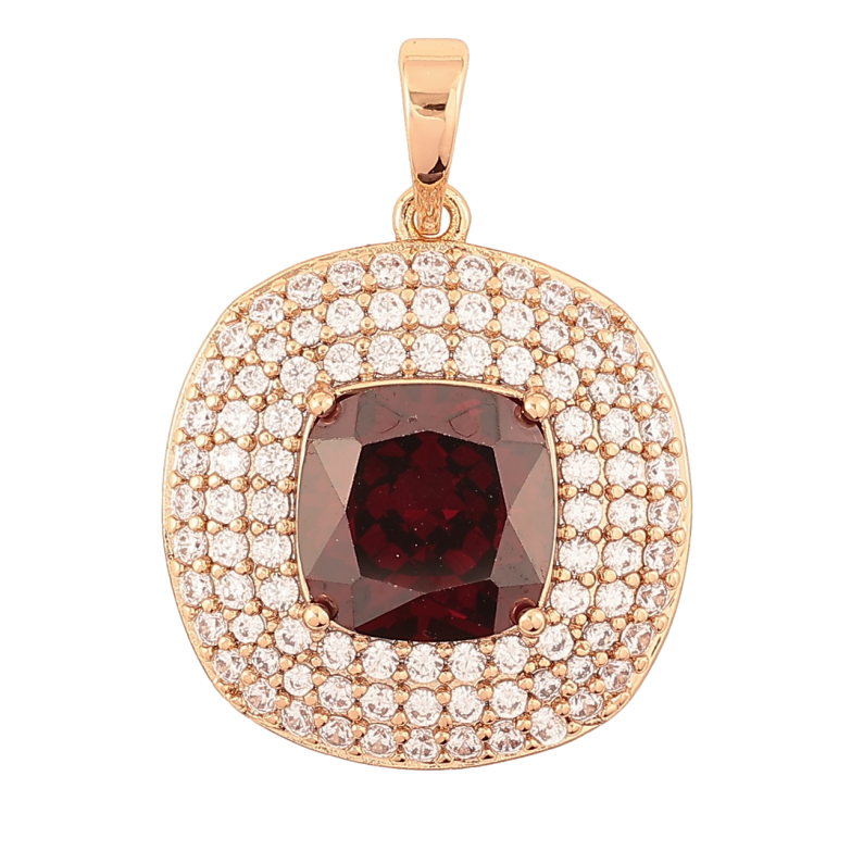 Кулон Xuping Позолота 18K «Інкрустація цирконієм з червоним фіанітом» для ланцюжка до 6мм фото №13 Кулон Xuping Позолота 18K «Інкрустація цирконієм з червоним фіанітом» для ланцюжка до 6мм фото №13