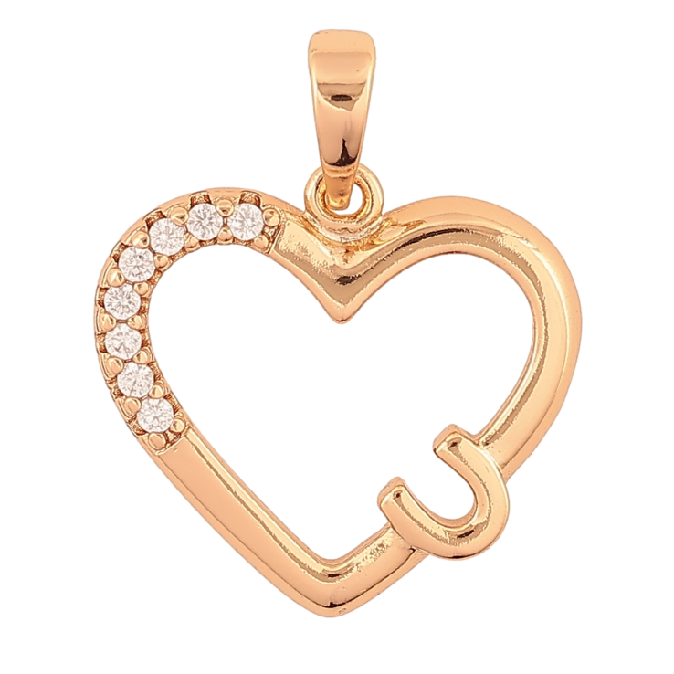 Кулон Xuping Позолота 18K «Сердечко з цирконієм» для ланцюжка до 6мм фото №24 Кулон Xuping Позолота 18K «Сердечко з цирконієм» для ланцюжка до 6мм фото №24