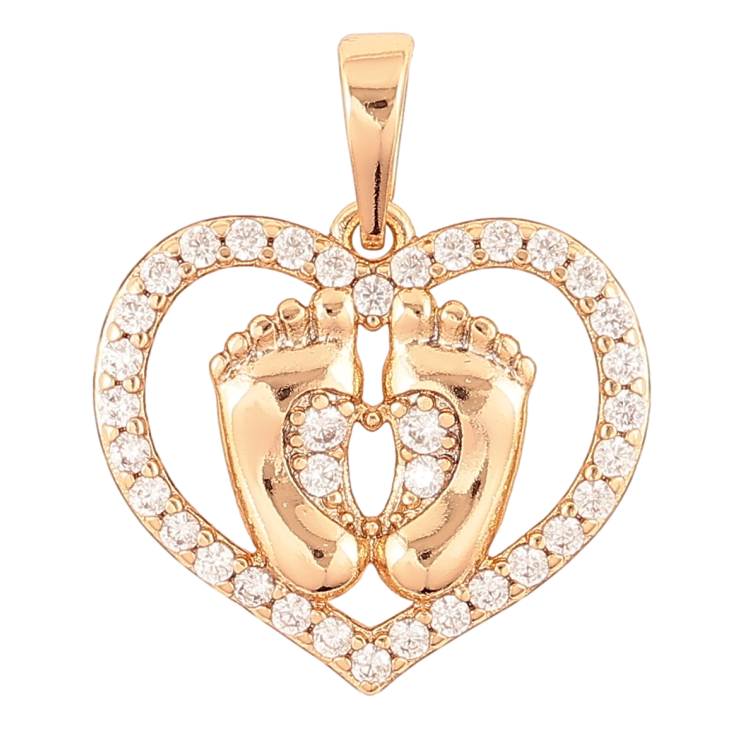 Кулон Xuping Позолота 18K Сердечко с ножками для цепочки до 6мм фото №24 Кулон Xuping Позолота 18K Сердечко с ножками для цепочки до 6мм фото №24