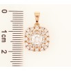 Кулон Xuping Позолота 18K Инкрустация цирконием с фианитом для цепочки до 5мм фото №2