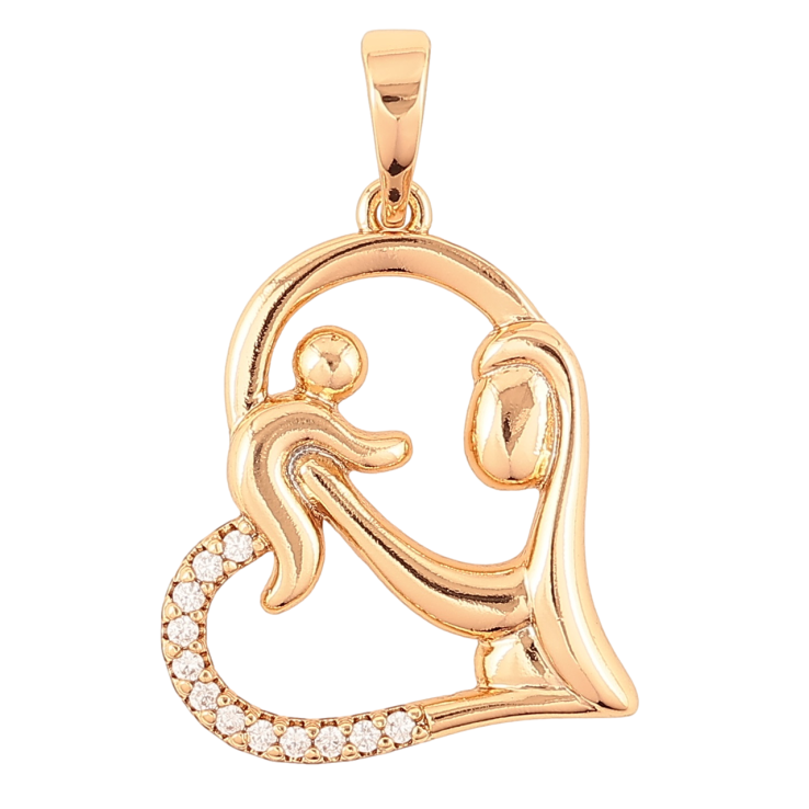 Кулон Xuping Позолота 18K Счастье материнства для цепочки до 6мм фото №22 Кулон Xuping Позолота 18K Счастье материнства для цепочки до 6мм фото №22