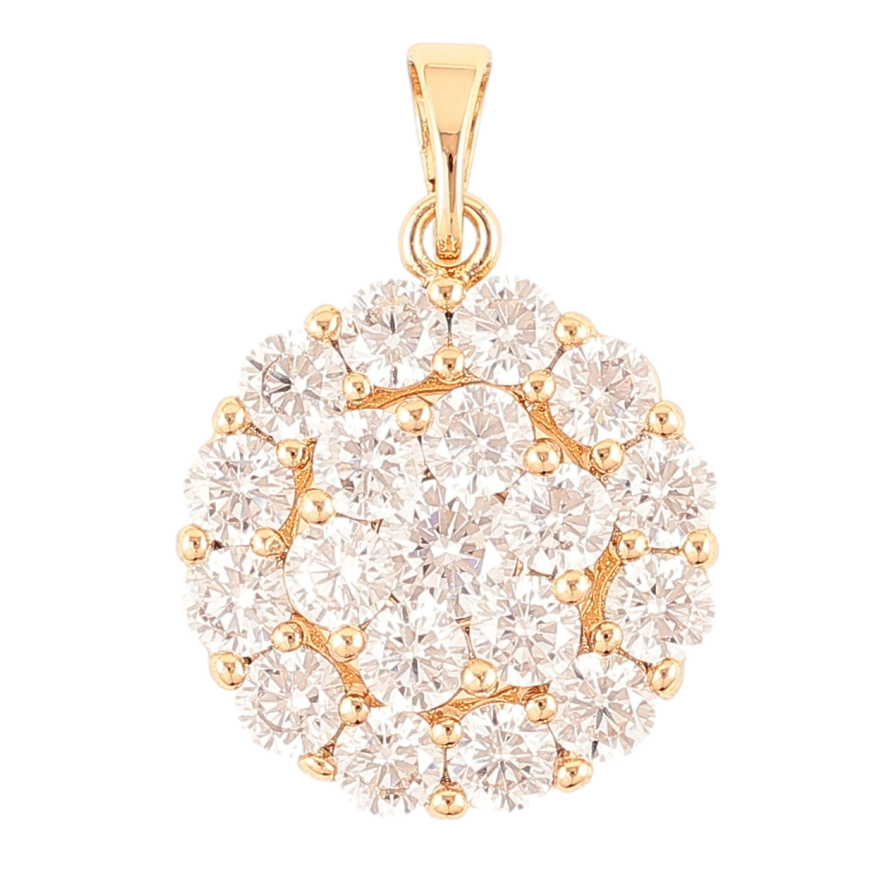 Кулон Xuping Позолота 18K «Інкрустація цирконієм» для ланцюжка до 5мм фото №1 Кулон Xuping Позолота 18K «Інкрустація цирконієм» для ланцюжка до 5мм фото №1