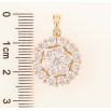 Кулон Xuping Позолота 18K «Інкрустація цирконієм» для ланцюжка до 5мм фото №2 Кулон Xuping Позолота 18K «Інкрустація цирконієм» для ланцюжка до 5мм фото №2
