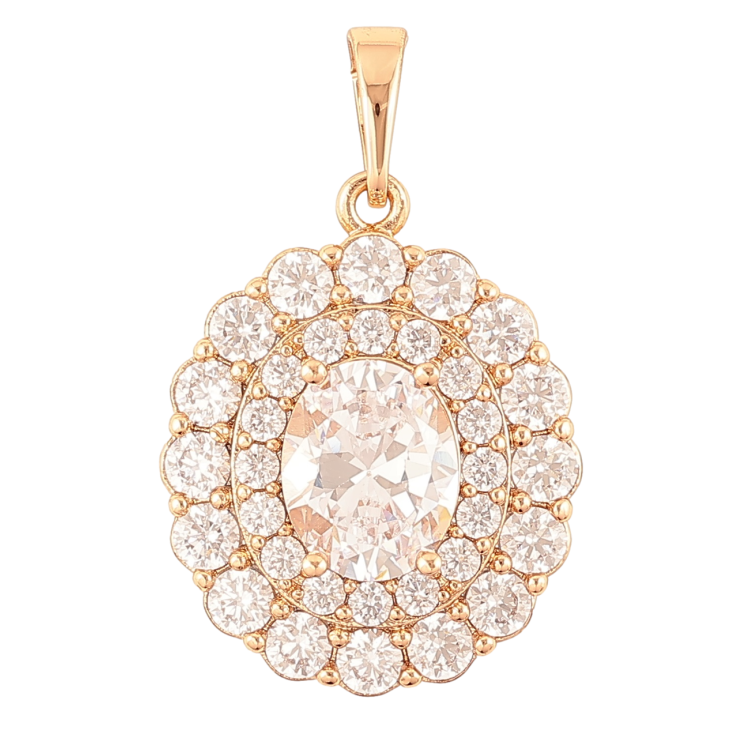 Кулон Xuping Позолота 18K Инкрустация цирконием для цепочки до 6мм фото №17 Кулон Xuping Позолота 18K Инкрустация цирконием для цепочки до 6мм фото №17