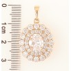 Кулон Xuping Позолота 18K Инкрустация цирконием для цепочки до 6мм фото №2 Кулон Xuping Позолота 18K Инкрустация цирконием для цепочки до 6мм фото №2