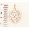 Кулон Xuping Позолота 18K «Інкрустація цирконієм» для ланцюжка до 6мм фото №2 Кулон Xuping Позолота 18K «Інкрустація цирконієм» для ланцюжка до 6мм фото №2