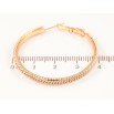 Серьги Xuping Позолота 18K кольца (конго) Декоративный узор ø 4см фото №2 Серьги Xuping Позолота 18K кольца (конго) Декоративный узор ø 4см фото №2