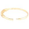 Браслет Xuping Позолота 18K Декоративный узор с цирконием ø 6см фото №2