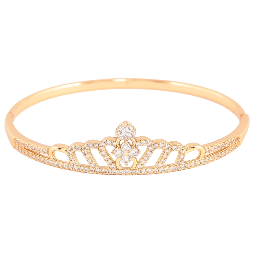 Браслет Xuping Позолота 18K «Корона» ø 6см фото №1 Браслет Xuping Позолота 18K «Корона» ø 6см фото №1