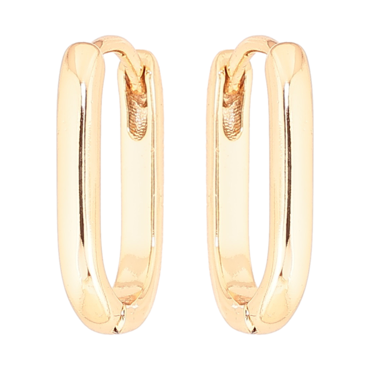 Серьги Xuping Позолота 18K колечки Овальные фото №15 Серьги Xuping Позолота 18K колечки Овальные фото №15