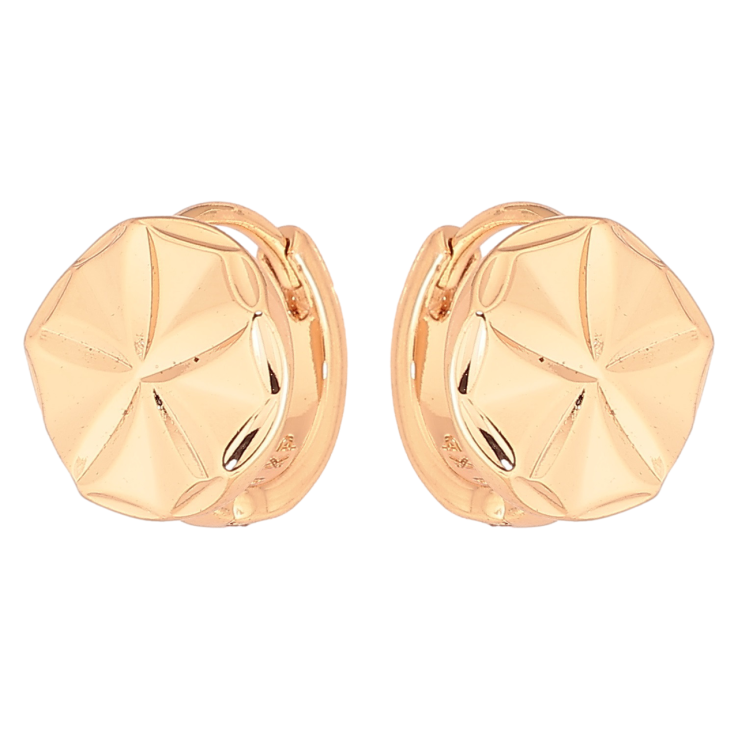 Серьги Xuping Позолота 18K колечки Декоративный узор фото №20 Серьги Xuping Позолота 18K колечки Декоративный узор фото №20