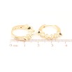 Серьги Xuping Позолота 18K колечки Декоративный узор фото №2 Серьги Xuping Позолота 18K колечки Декоративный узор фото №2