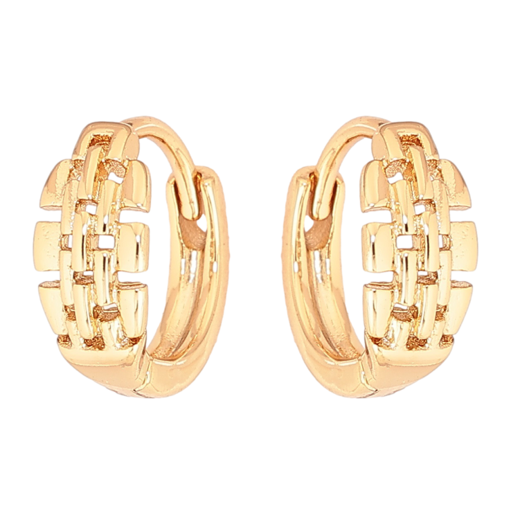 Серьги Xuping Позолота 18K колечки Декоративный узор фото №24 Серьги Xuping Позолота 18K колечки Декоративный узор фото №24