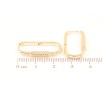 Серьги Xuping Позолота 18K колечки Декоративный узор фото №2 Серьги Xuping Позолота 18K колечки Декоративный узор фото №2