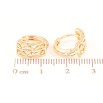 Серьги Xuping Позолота 18K колечки Декоративный узор фото №2 Серьги Xuping Позолота 18K колечки Декоративный узор фото №2