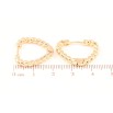 Серьги Xuping Позолота 18K колечки Декоративный узор фото №2
