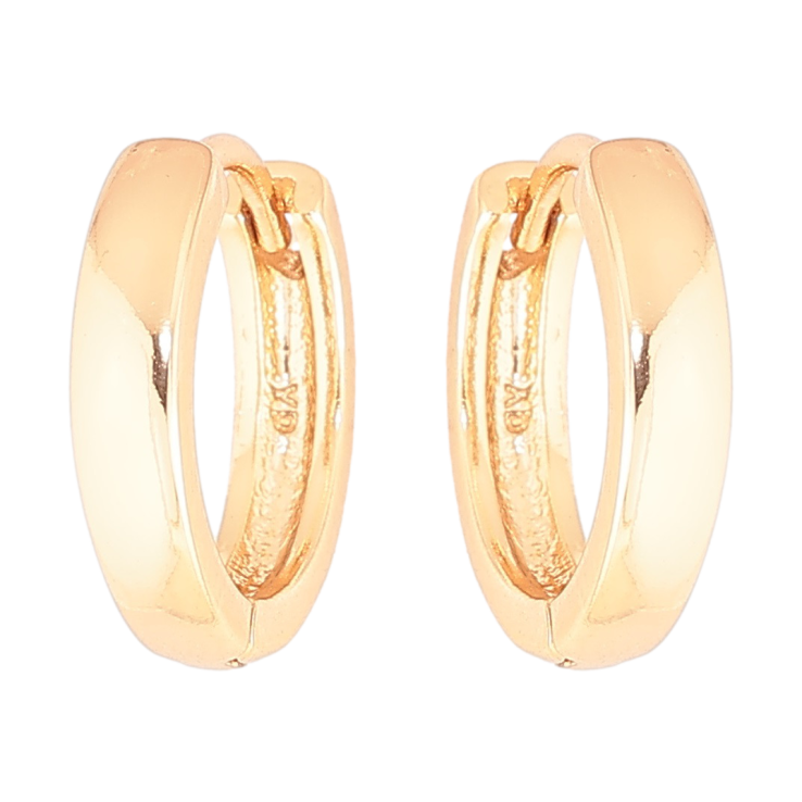 Серьги Xuping Позолота 18K колечки Классика, шир. 3мм ø 15мм фото №11 Серьги Xuping Позолота 18K колечки Классика, шир. 3мм ø 15мм фото №11