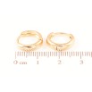 Серьги Xuping Позолота 18K колечки Классика ø 14мм фото №2 Серьги Xuping Позолота 18K колечки Классика ø 14мм фото №2
