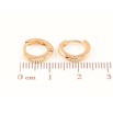 Серьги Xuping Позолота 18K колечки Классика, шир. 2мм ø 11мм фото №2
