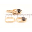 Сережки Xuping Позолота 18K підвіски на колечках «Підвіски з чорними кришталевими сердечками» 2 в 1 фото №3 Сережки Xuping Позолота 18K підвіски на колечках «Підвіски з чорними кришталевими сердечками» 2 в 1 фото №3